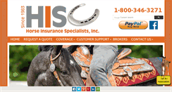 Desktop Screenshot of horse-insurance.com